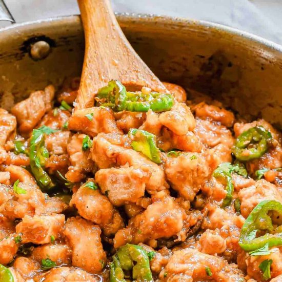 Jalapeño Chicken - Recipe photo by Running to the Kitchen