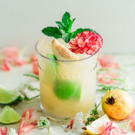 Guava Caipirinha - Recipe photo by A Latin Flair