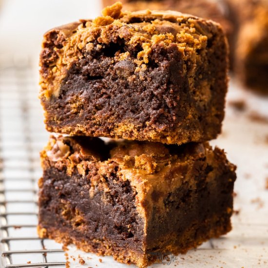 Biscoff Brownies - Recipe photo by sugarsaltmagic