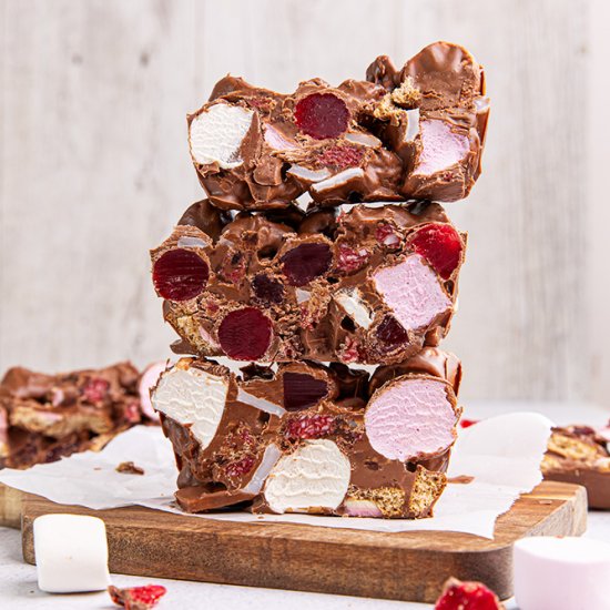 Lamington Rocky Road - Recipe photo by spicyicecream