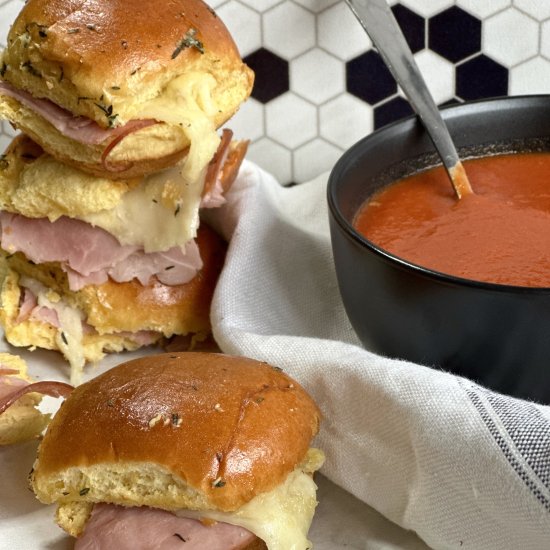 Garlic Butter Ham & Cheese Sliders - Recipe photo by StyleandGrace