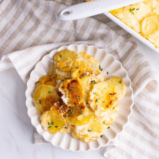 Perfectly Cheesy Scalloped Potatoes - Recipe photo by SuburbanSimplicity