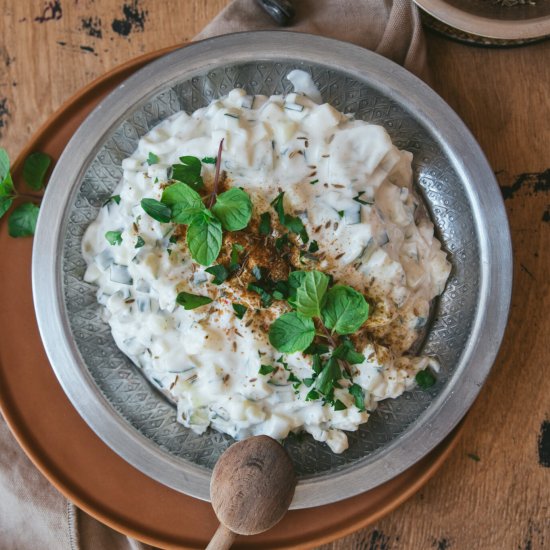 Indian Cucumber Raita Recipe - Recipe photo by zesttangerine