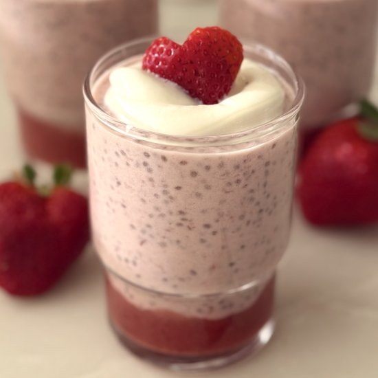 Strawberry Chia Seed Pudding - Recipe photo by StyleandGrace