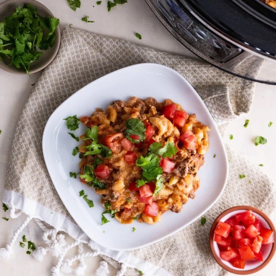 Slow Cooker Ground Beef Casserole - Recipe photo by SuburbanSimplicity