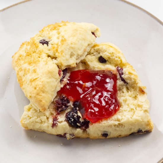 Dairy Free Cream Scones - Recipe photo by Wee Little Vegans