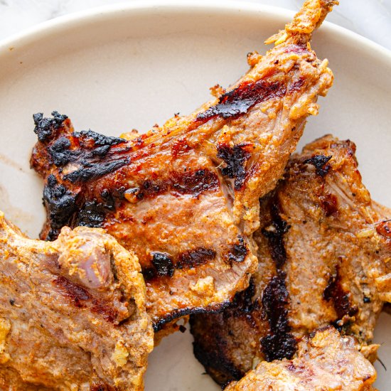Grilled Tandoori Lamb Chops - Recipe photo by theonlinegrill