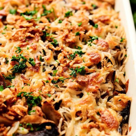 Healthy Wild Rice Casserole - Recipe photo by SplashofTaste