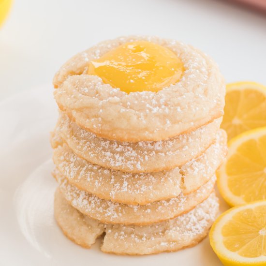 Lemon Curd Shortbread Cookies - Recipe photo by faithlovechoc