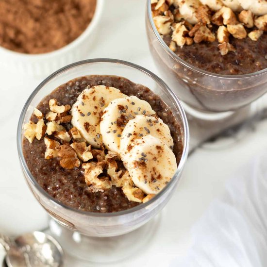 Carob Chia Pudding - Recipe photo by Marinela
