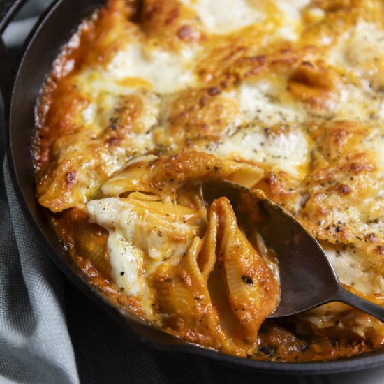 Tomato & Red Pepper Pasta Bake - Recipe photo by Apinchofsaffron_Amsterdam