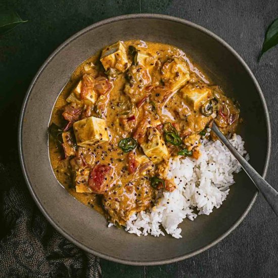 Sri-Lankan Tofu Curry - Recipe photo by My Goodness Kitchen