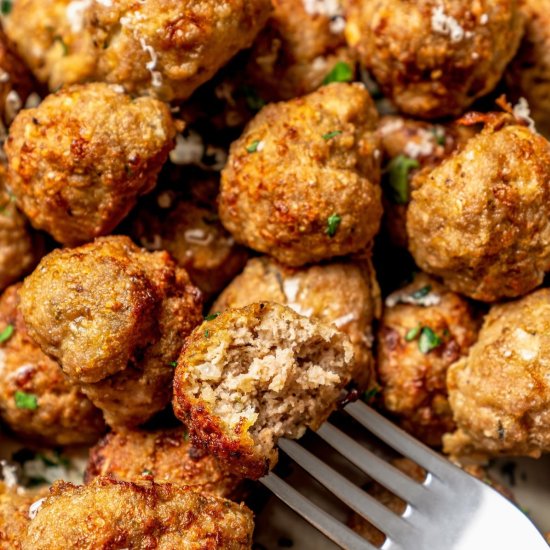 Air Fryer Meatballs - Recipe photo by Family Food on the Table