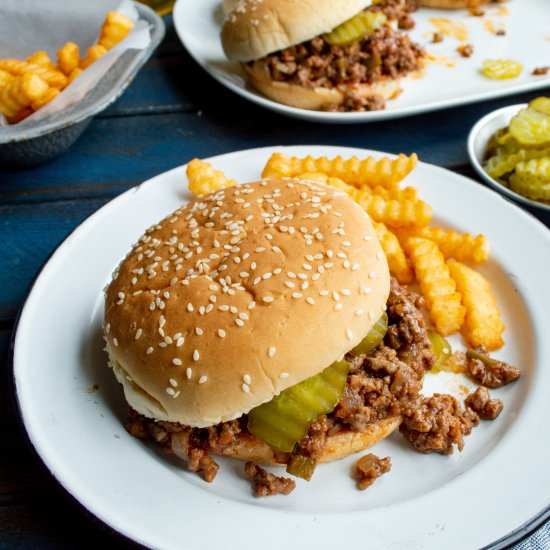 Sloppy Joes with Heinz Chili Sauce - Recipe photo by LittleBlackSkillet
