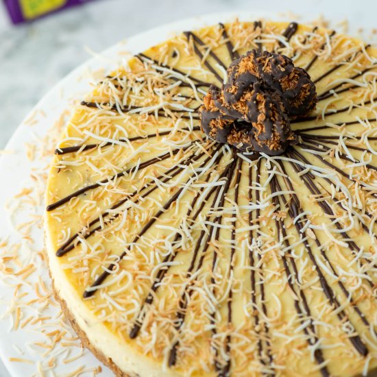 Samoas Cheesecake - Recipe photo by NextLevelBaker