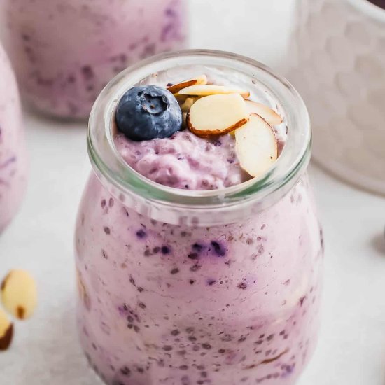 Blueberry Chia Pudding - Recipe photo by Running to the Kitchen