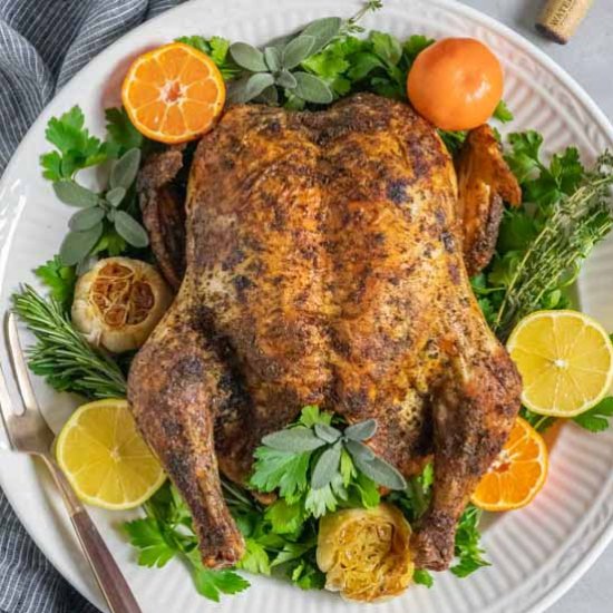 Convection Roast Chicken - Recipe photo by Rad Foodie