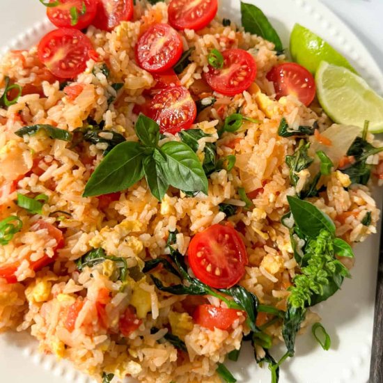 Basil Fried Rice - Recipe photo by sassychopsticks9
