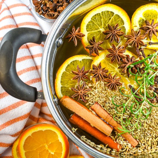 Anise and Orange Simmer Pot - Recipe photo by bastecutfold