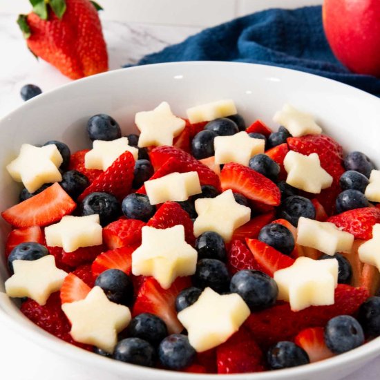Patriotic Fruit Salad - Recipe photo by getonmyplate