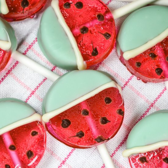 Watermelon Lollipops - Recipe photo by bastecutfold