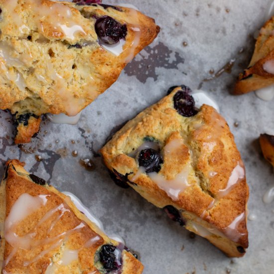 Lemon Blueberry Scones - Recipe photo by Mytastywall