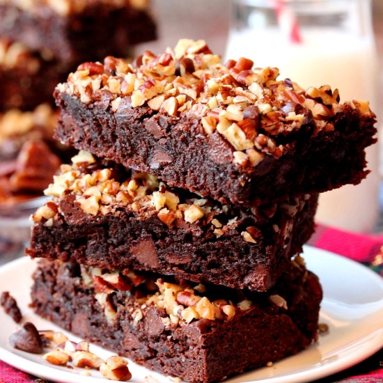 Chocolate Malted Pecan Brownies - Recipe photo by CouponClippingCook