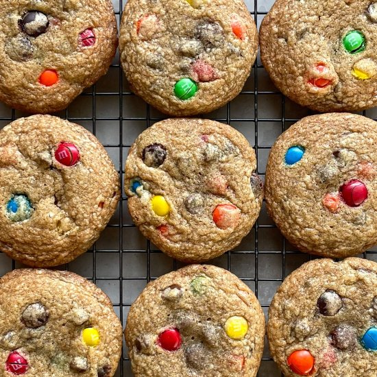 Chocolate Chip M&M Cookies - Recipe photo by uglyducklingbakery