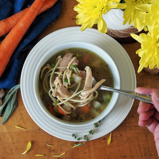 Chicken Noodle Soup - Recipe photo by simplysophisticatedcooking