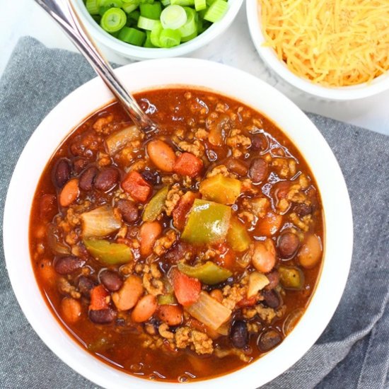 Classic Ground Beef Chili - Recipe photo by nowcookthis