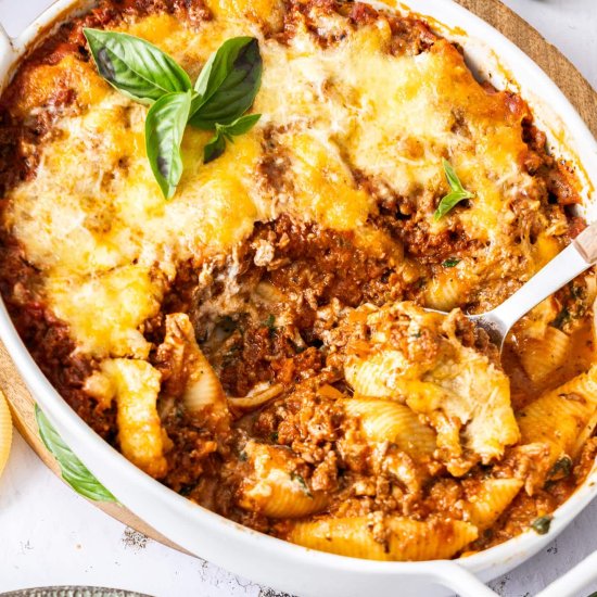 Lasagna Stuffed Shells - Recipe photo by sugarsaltmagic