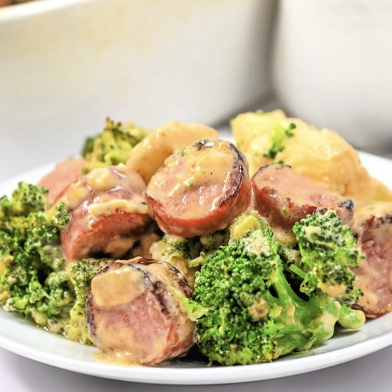 Broccoli and Cauliflower Au Gratin - Recipe photo by Stylish Cravings