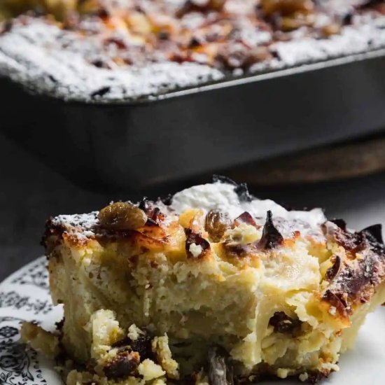 Sweet Noodle Kugel with Raisins - Recipe photo by ImmigrantsTable