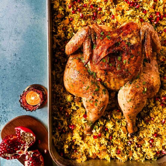 One Pan Saffron Chicken and Rice - Recipe photo by nataliemarblecooks