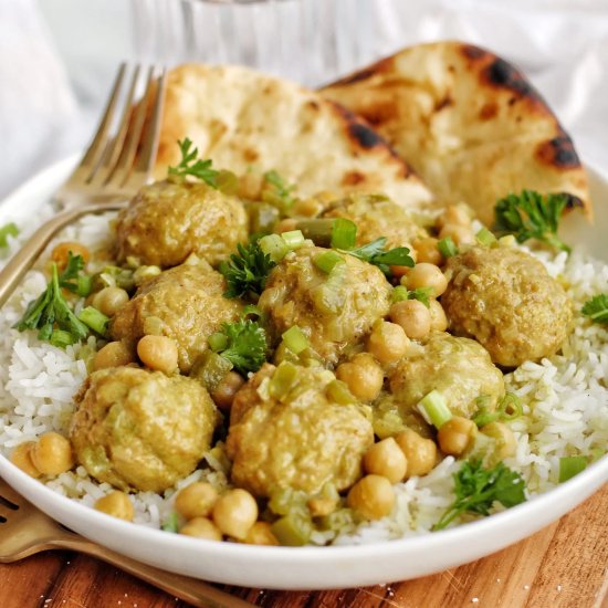 Curry Chicken Meatballs - Recipe photo by Ereese