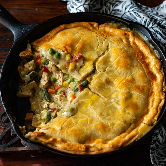 Cream of Chicken Pot Pie - Recipe photo by Chicken Fried Kitchen