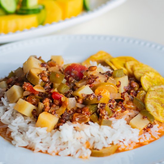 Vegetarian Cuban Picadillo - Recipe photo by RealestReal