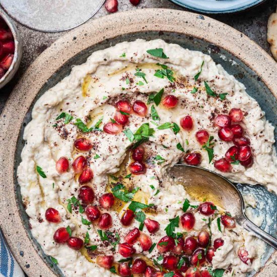 Mutabbal (Eggplant Dip) - Recipe photo by nimpairings