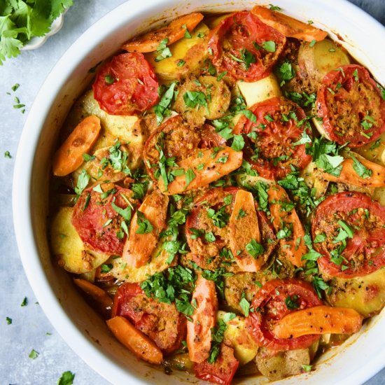 Moroccan Potato Tagine - Recipe photo by fromachefskitchen