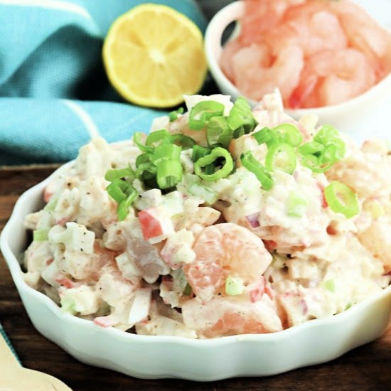 Keto Seafood Salad - Recipe photo by Stylish Cravings