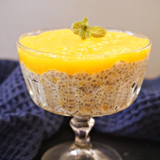 Mango Chia Seed Pudding - Recipe photo by mygorgeousrecipes
