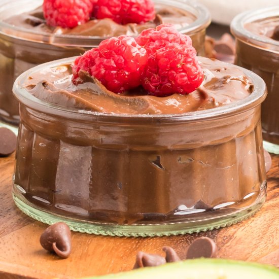 Avocado Chocolate Mousse - Recipe photo by SimplyMacros