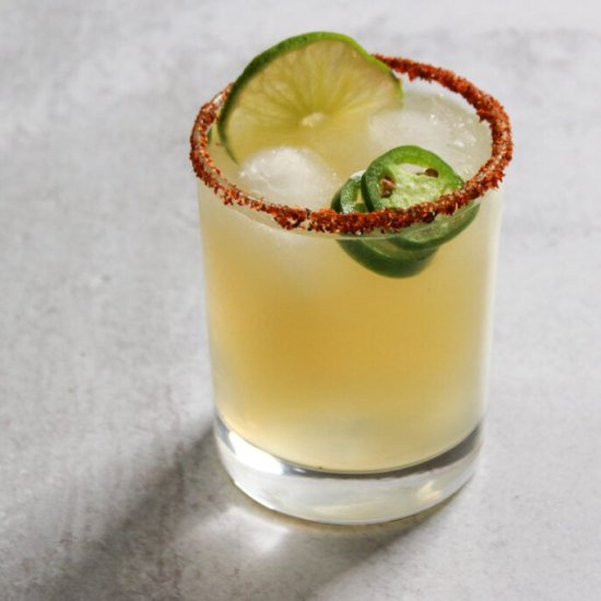 Spicy Mezcal Margarita - Recipe photo by thecandidcooks