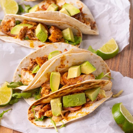 30-Minute Baked Red Snapper Tacos - Recipe photo by marleysmenu