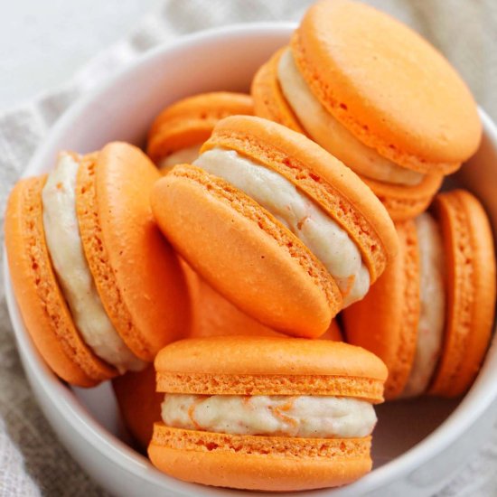 Carrot Cake Macarons - Recipe photo by homebodyeats