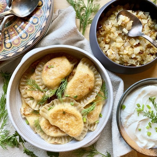 Homemade Potato & Cheese Pierogi - Recipe photo by ahintofrosemary