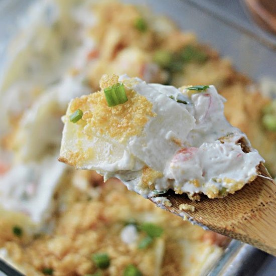 Keto Crab Rangoon Casserole - Recipe photo by We Want To Eat