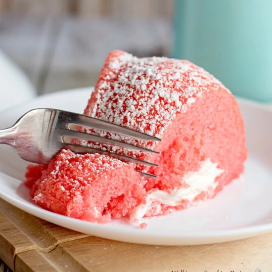 Strawberry Marshmallow Bundt Cake - Recipe photo by Lois_WalkingOnSunshineRecipes