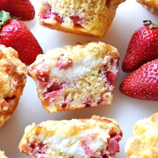 Strawberry Cream Cheese Muffins - Recipe photo by pastryandbeyond