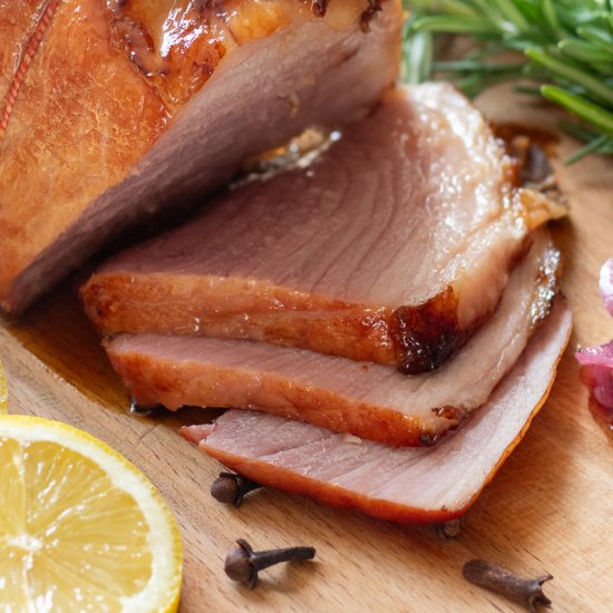 Honey Glazed Baked Ham - Recipe photo by Cooking Gorgeous